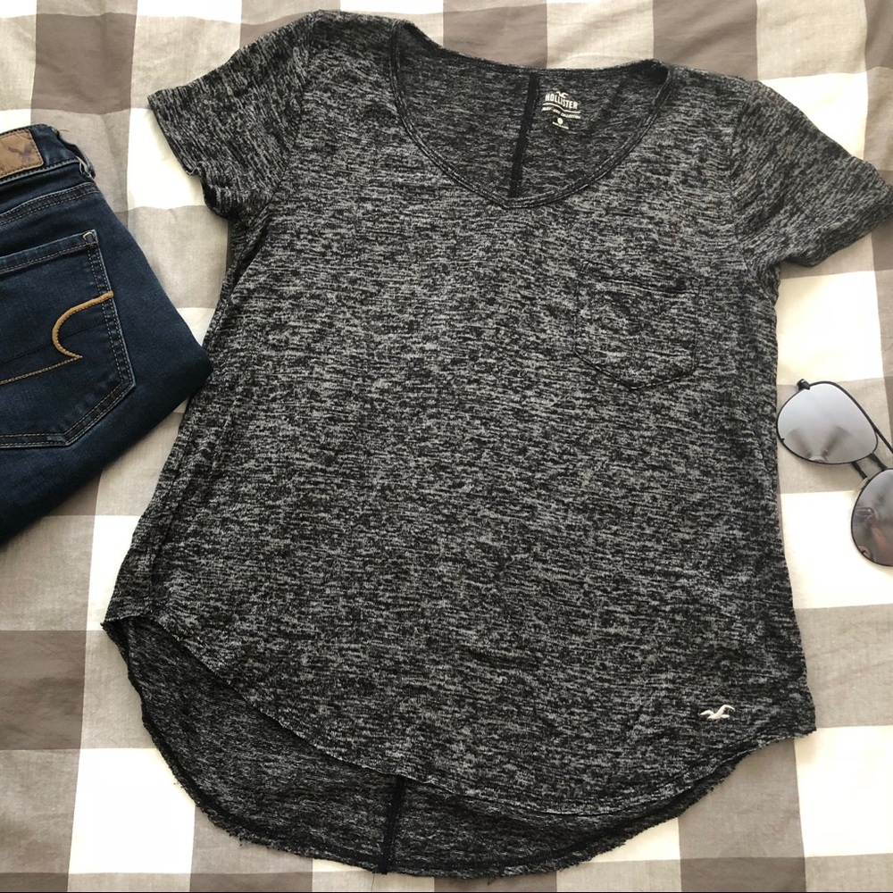 Hollister Soft Knit Tee - Black